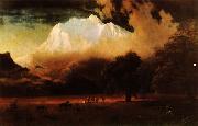 Albert Bierstadt Mount Adams, Washington Spain oil painting artist
